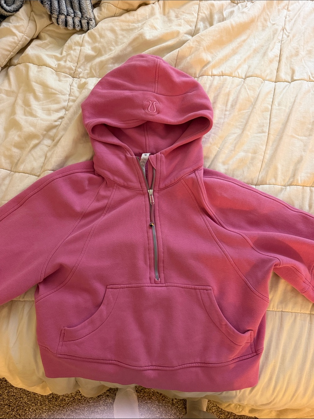 Lululemon Scuba Half Zip Pink Blossom (XS/S)
